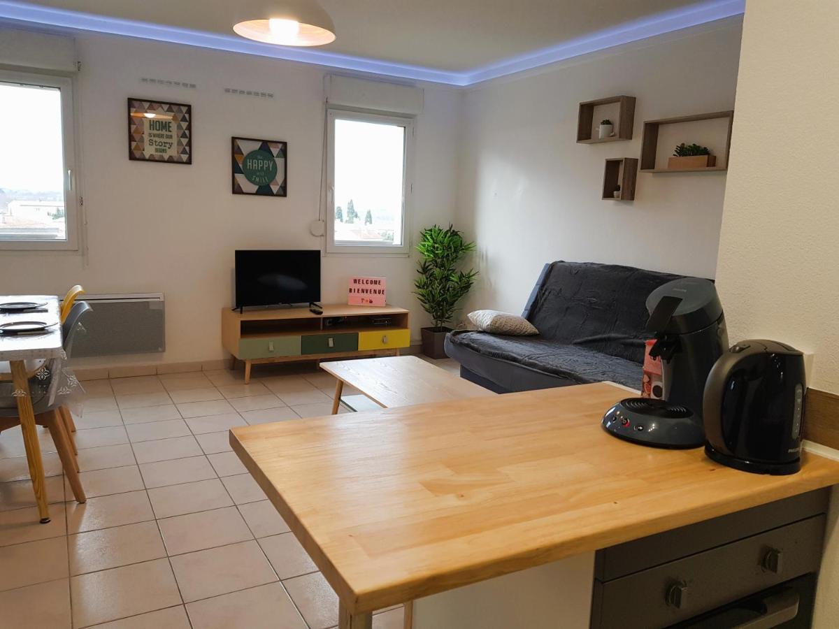 Tout Confort ! Calme, Climatisation, Vue Degagee, Ville ,Parking Gratuit, Ascenseur, Wifi 카르카손 외부 사진